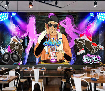 3D Acoustic Dancer WC74 Wall Murals Wallpaper AJ Wallpaper 2 