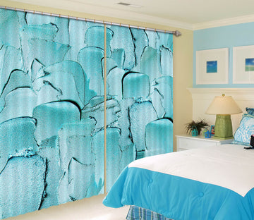 3D Blue Pigment 184 Uta Naumann Curtain Curtains Drapes