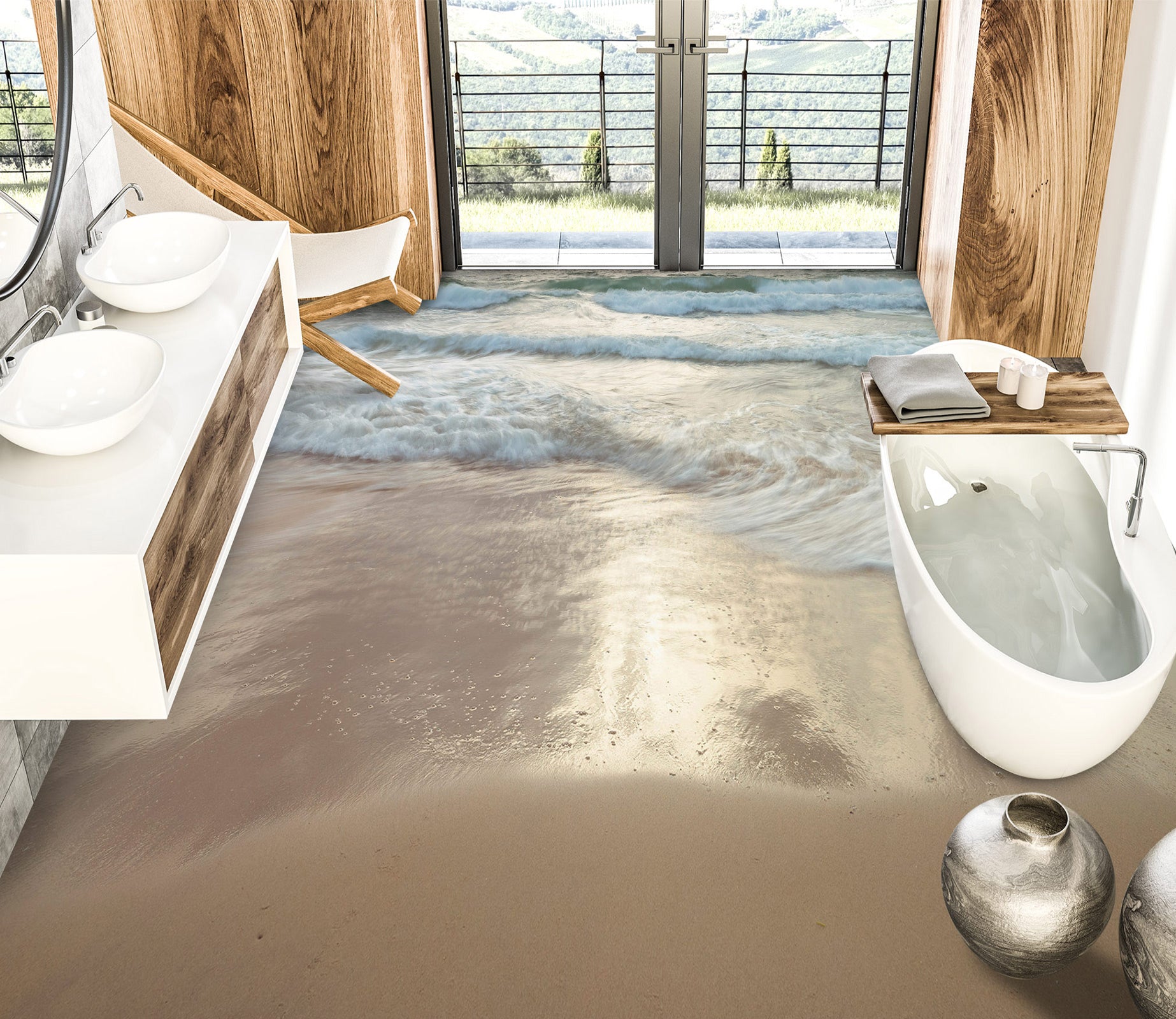 3D Beach 9846 Assaf Frank Floor Mural  Wallpaper Murals Self-Adhesive Removable Print Epoxy