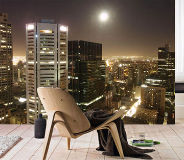 3D Night View 1518 Wall Murals