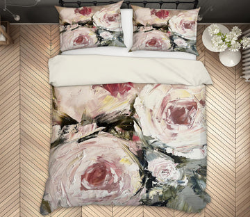 3D Pigment Rose 461 Skromova Marina Bedding Bed Pillowcases Quilt
