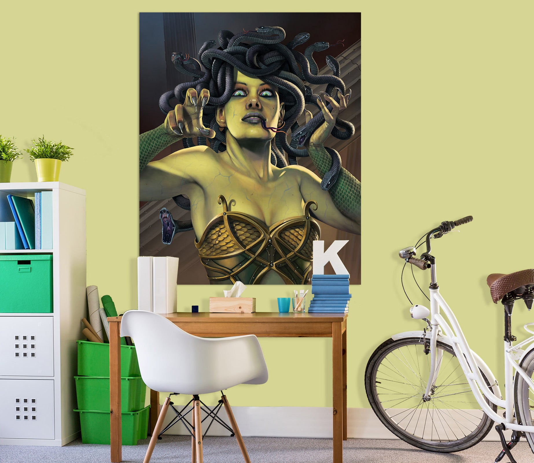 3D Medusa 051 Vincent Hie Wall Sticker