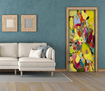 3D Color Paint Texture 93117 Allan P. Friedlander Door Mural