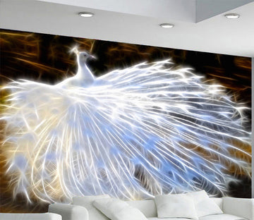 3D White Phoenix WG245 Wall Murals