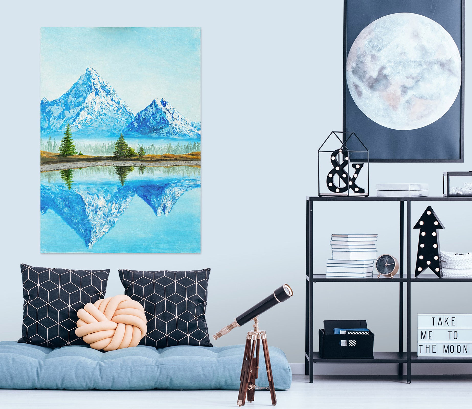 3D Glacier 1832 Marina Zotova Wall Sticker