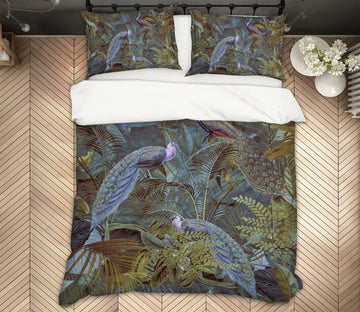3D Night Peacock 114 Andrea haase Bedding Bed Pillowcases Quilt