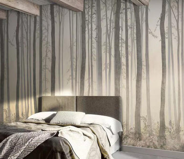 3D Misty Branches WG18 Wall Murals Wallpaper AJ Wallpaper 2 