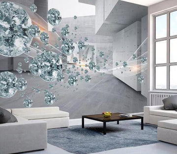 3D Diamond 070 Wall Murals Wallpaper AJ Wallpaper 2 