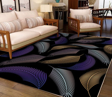 3D Colored Feather WG524 Non Slip Rug Mat Mat AJ Creativity Home 