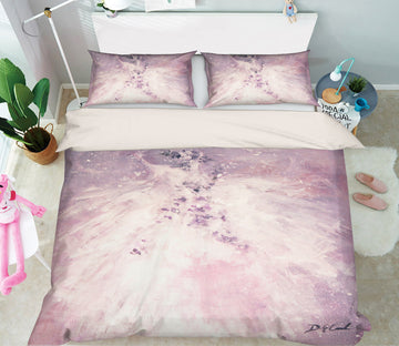 3D Light Pink Skirt Flower Vine 2109 Debi Coules Bedding Bed Pillowcases Quilt