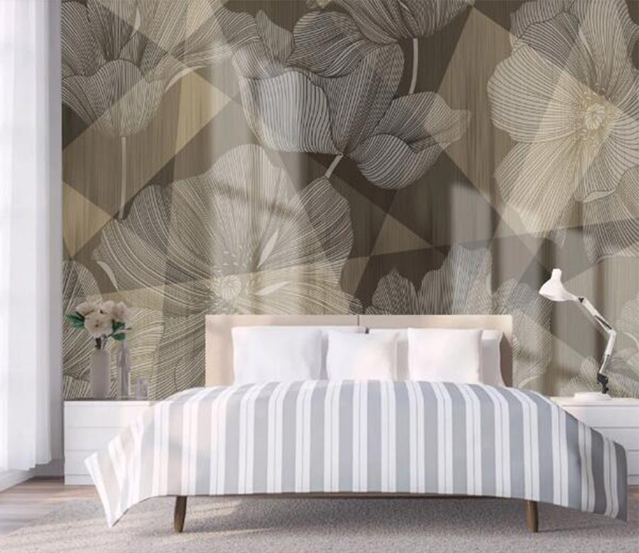 3D Flower Pattern WC2762 Wall Murals