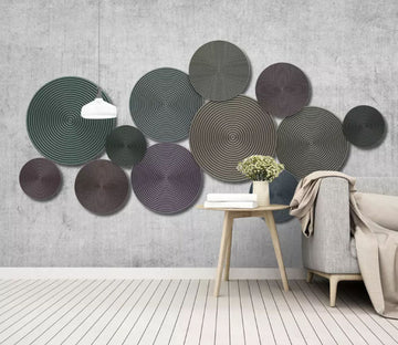 3D Color Circle 2154 Wall Murals