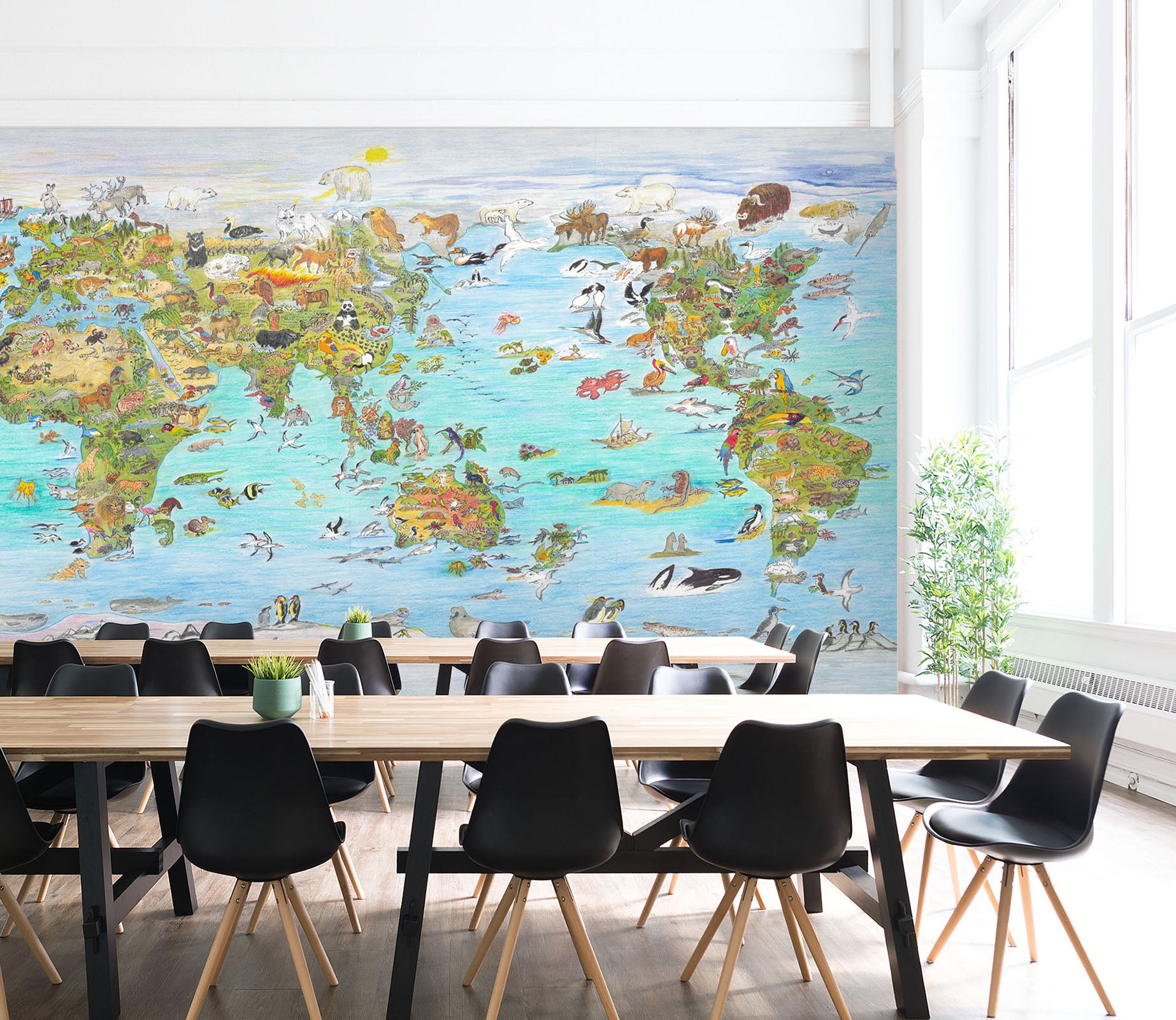 3D Ocean Island 1415 Michael Sewell Wall Mural Wall Murals