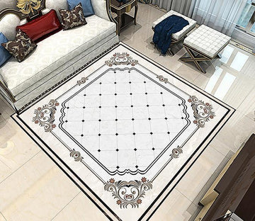 3D Black Diamond Marble WG239 Floor Mural Wallpaper AJ Wallpaper 2 