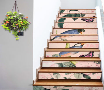 3D Bird Butterfly 10491 Andrea Haase Stair Risers