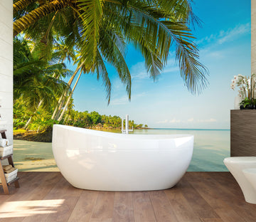 3D Coconut Tree Leaf 130 Wall Murals