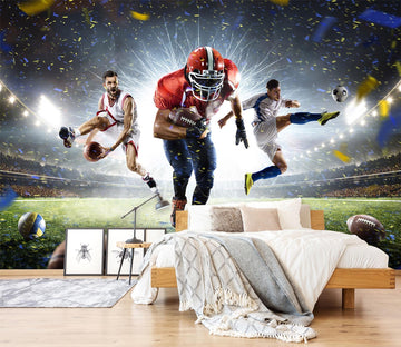 3D Athlete Kicking The Ball 659 Wallpaper AJ Wallpaper 2 