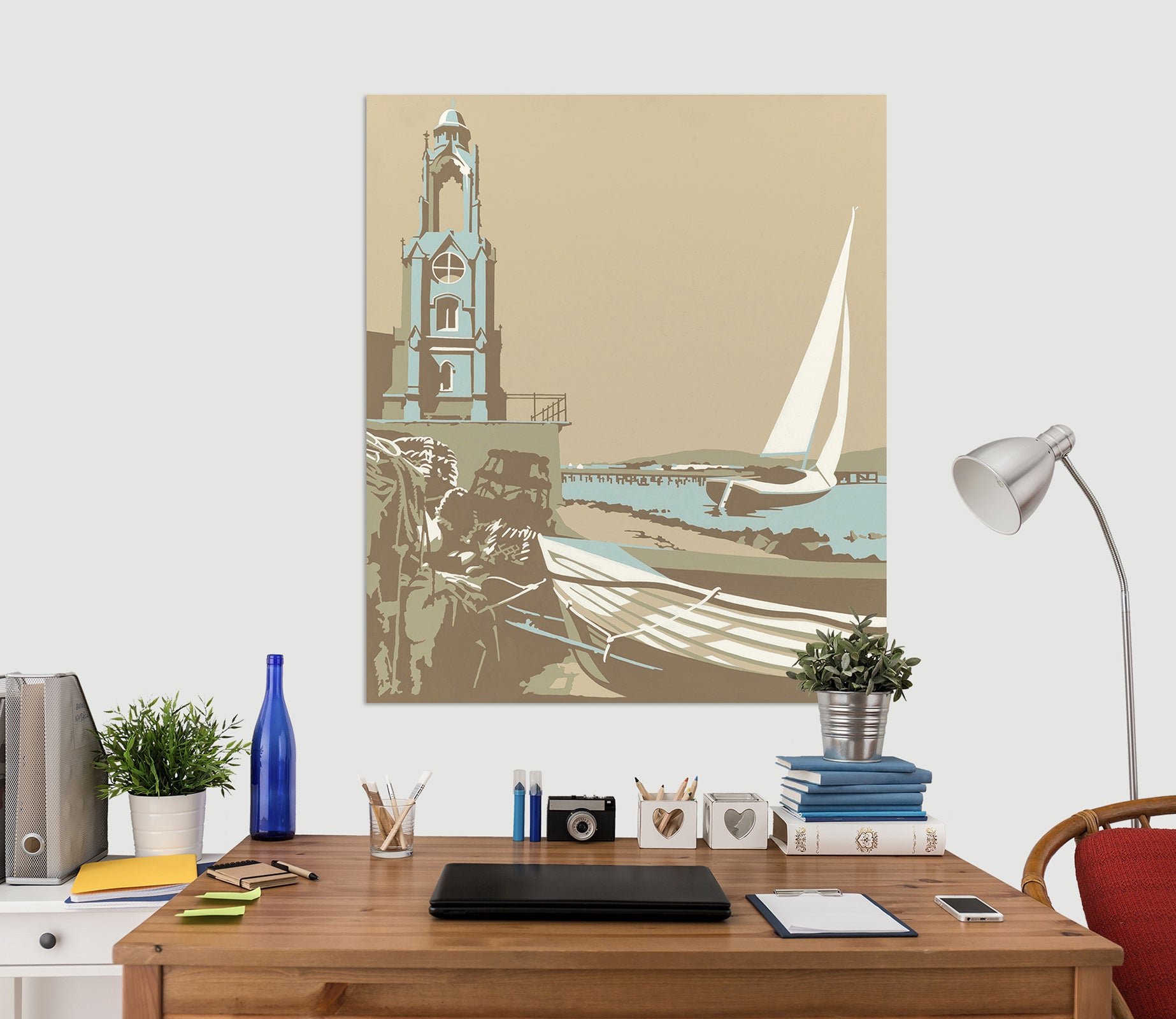 3D Swanage Tower 073 Steve Read Wall Sticker