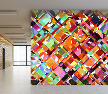 3D Multicolored Pattern 1403 Shandra Smith Wall Mural Wall Murals