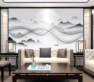 3D Foggy Forest WC81 Wall Murals Wallpaper AJ Wallpaper 2 