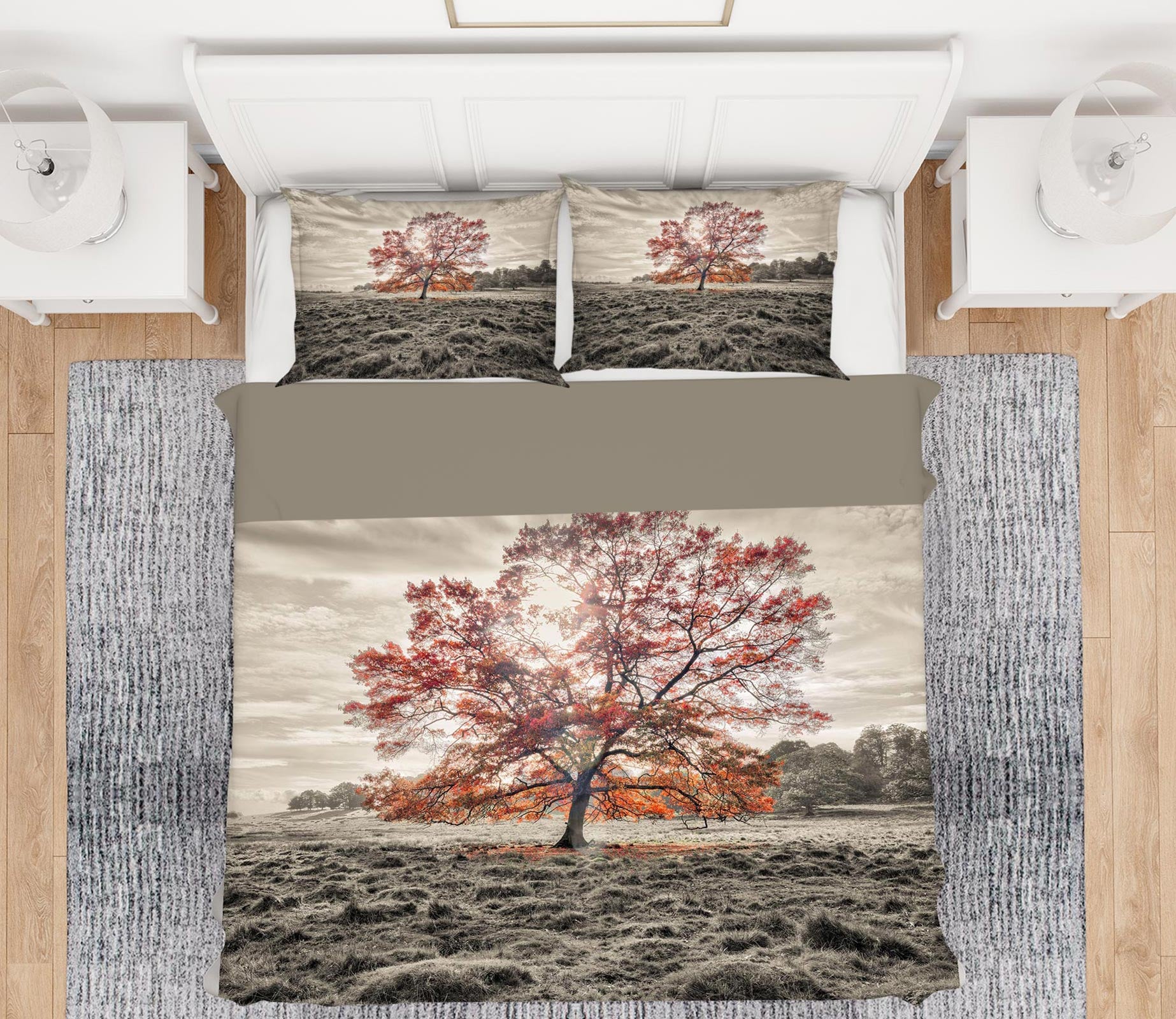 3D Prairie Tree 1063 Assaf Frank Bedding Bed Pillowcases Quilt