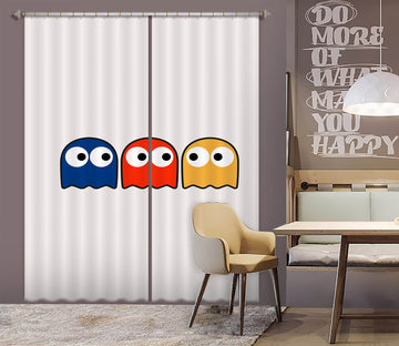 3D Colorful Octopus 1078 Boris Draschoff Curtain Curtains Drapes