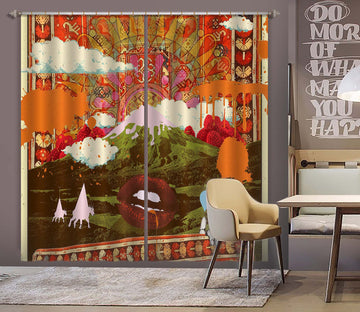 3D Morning Country 049 Showdeer Curtain Curtains Drapes