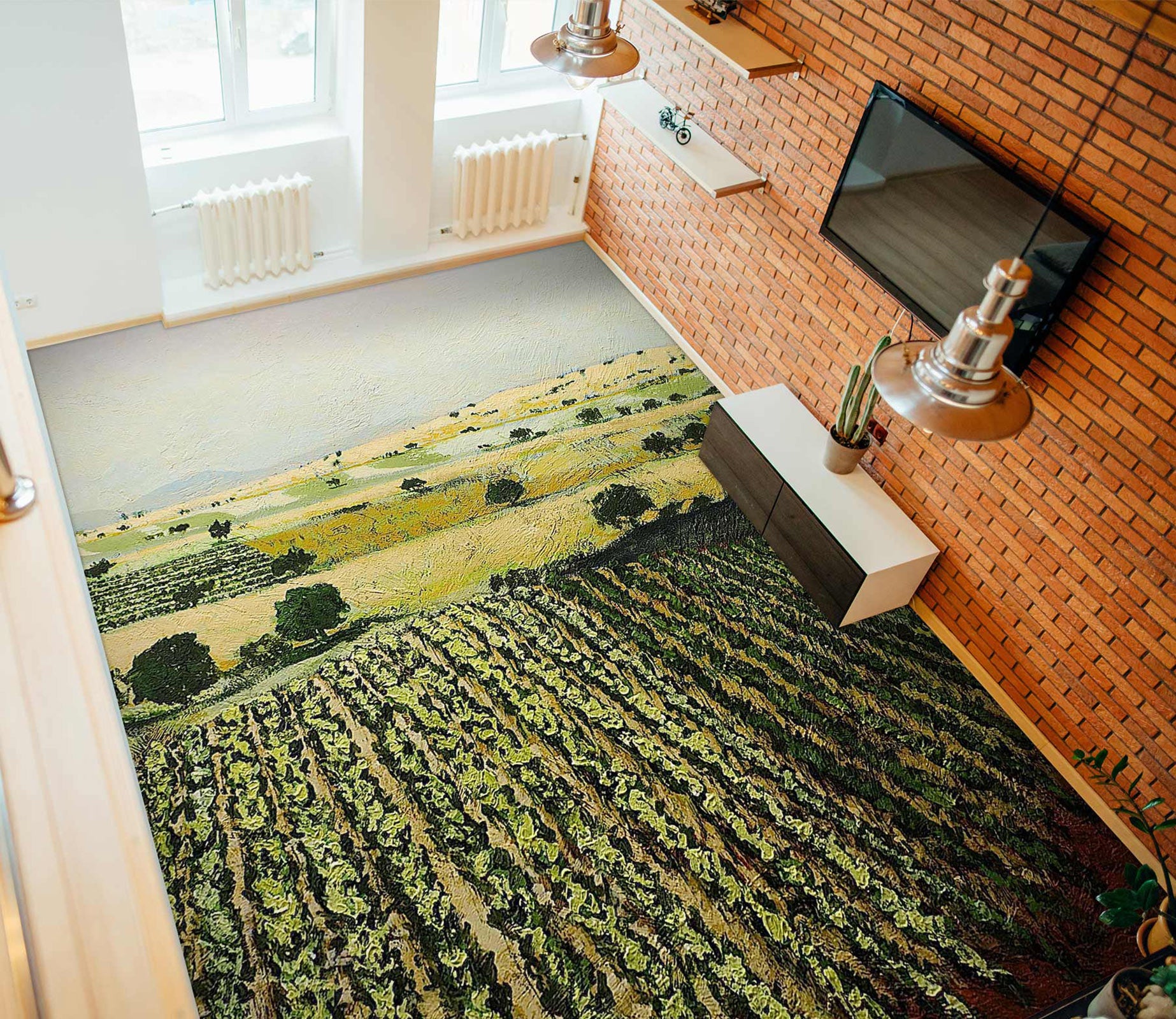 3D Field 9693 Allan P. Friedlander Floor Mural  Wallpaper Murals Self-Adhesive Removable Print Epoxy