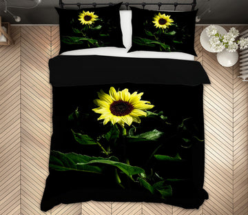 3D Sunflower 2130 Kathy Barefield Bedding Bed Pillowcases Quilt