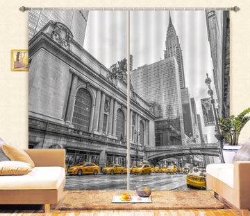 3D Taxi Junction 033 Assaf Frank Curtain Curtains Drapes