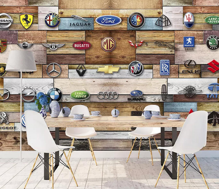 3D License Plate WC686 Wall Murals