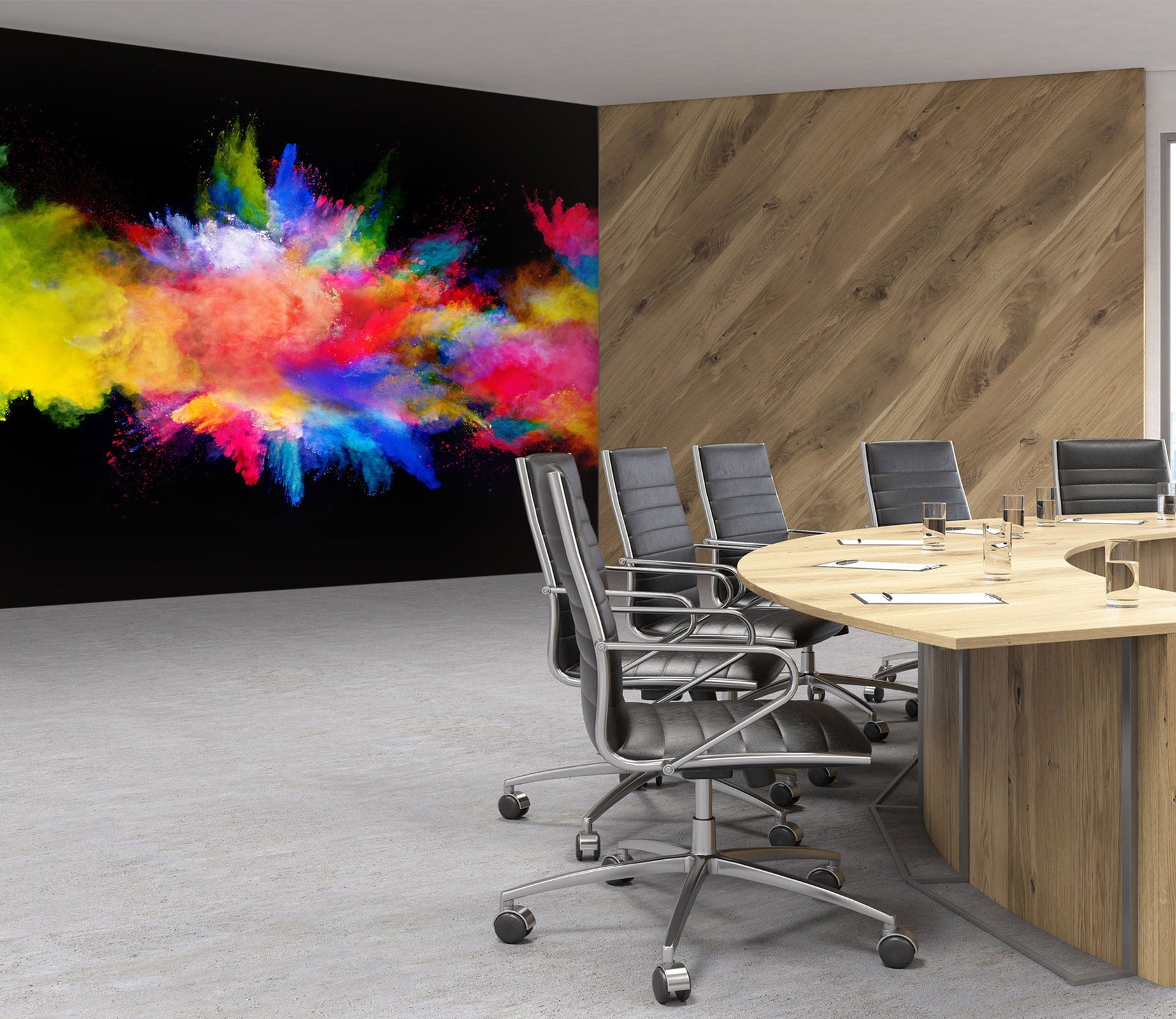 3D Color Pigment 034 Wall Murals Wallpaper AJ Wallpaper 2 