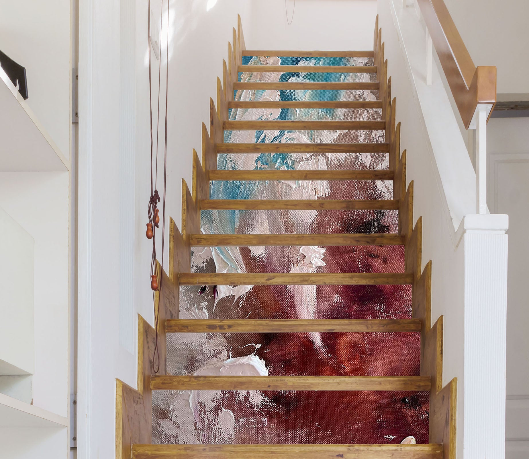 3D Painted Oil Painting 835 Skromova Marina Stair Risers