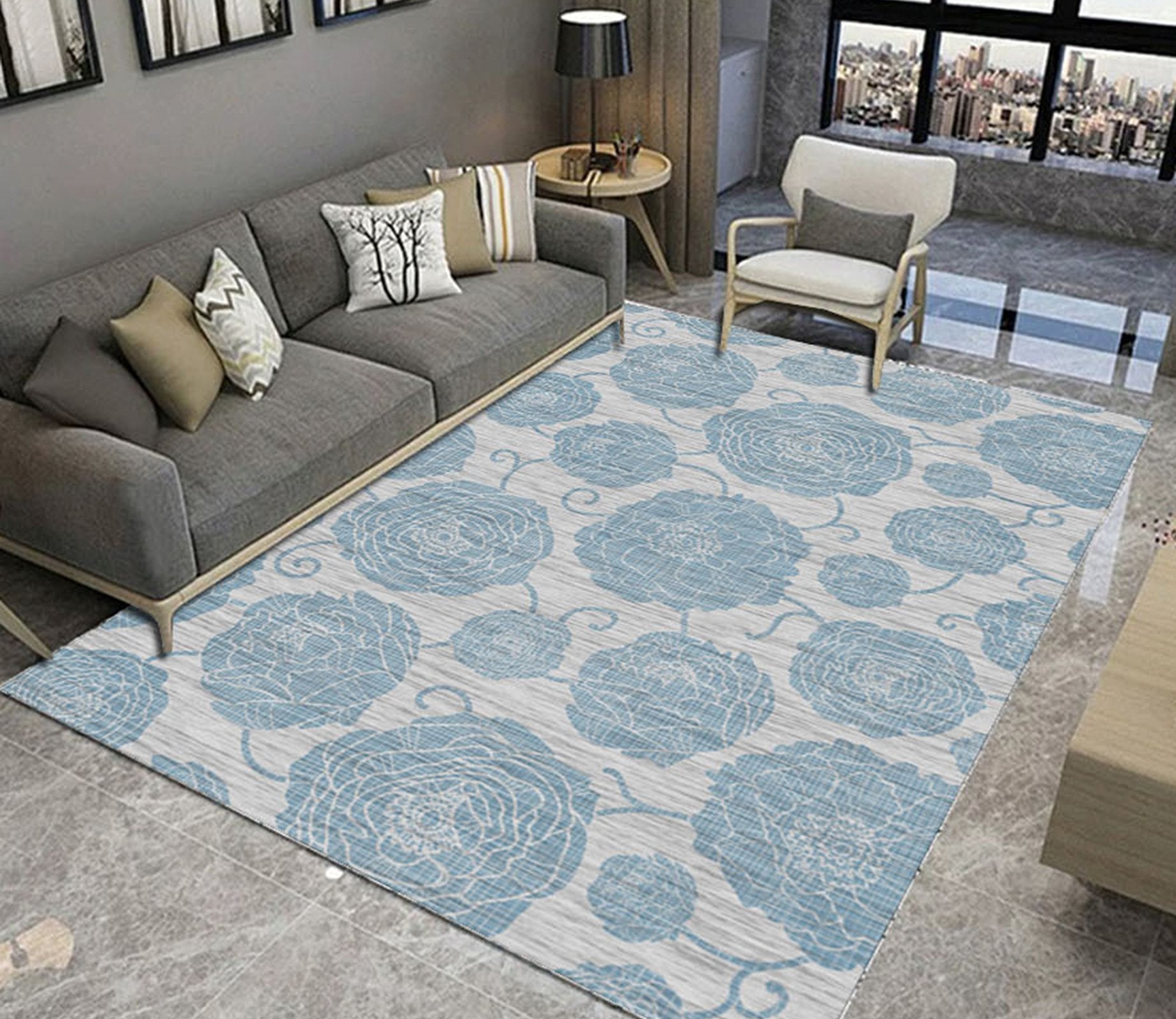 3D Color Pattern WG532 Non Slip Rug Mat Mat AJ Creativity Home 