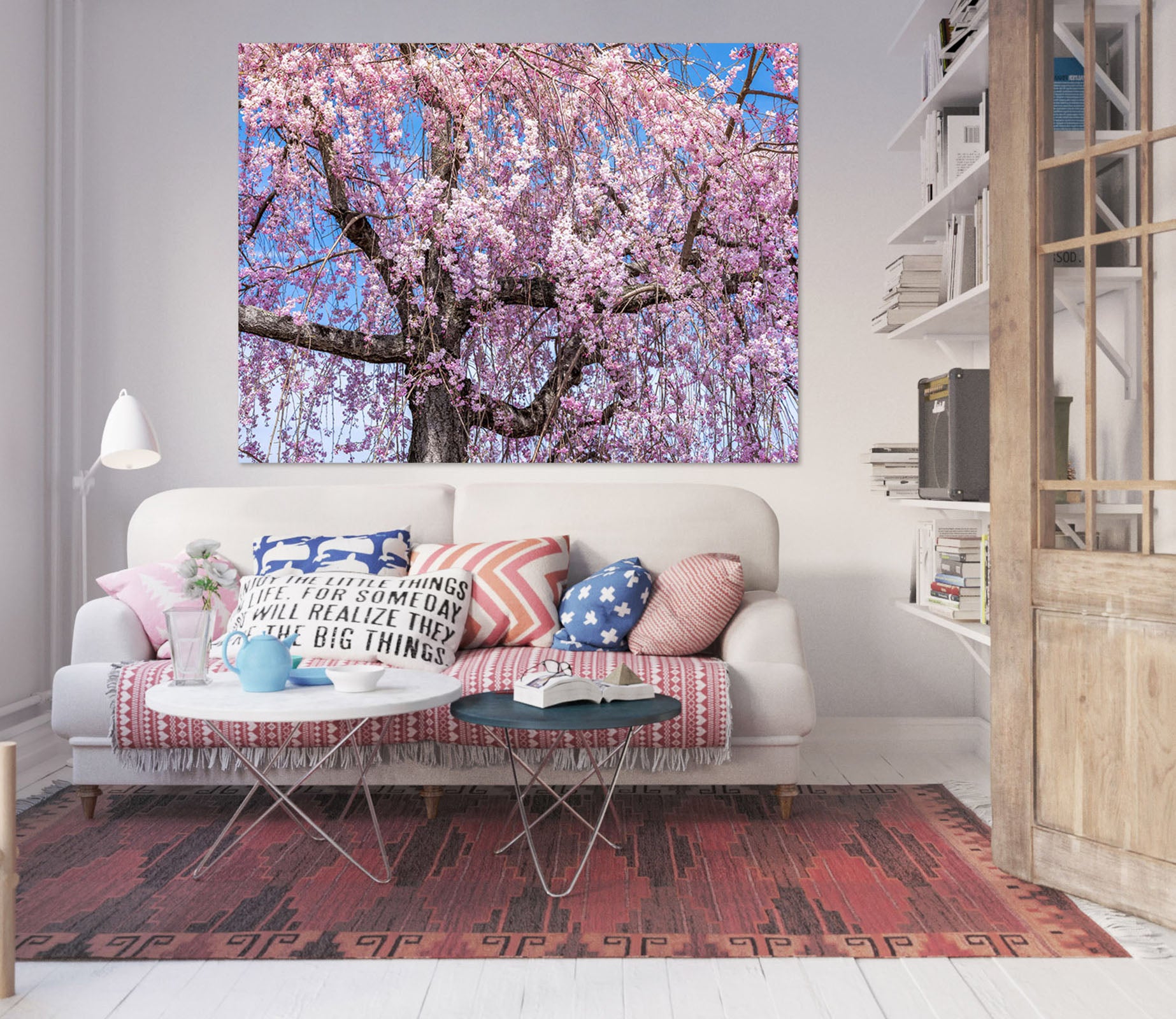 3D Cherry Blossom Tree 119 Marco Carmassi Wall Sticker