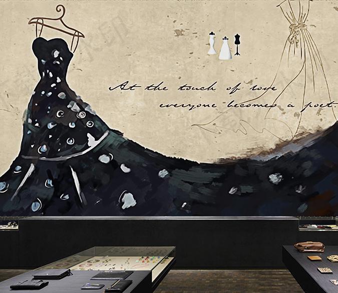 3D Skirt 302 Wall Murals Wallpaper AJ Wallpaper 2 