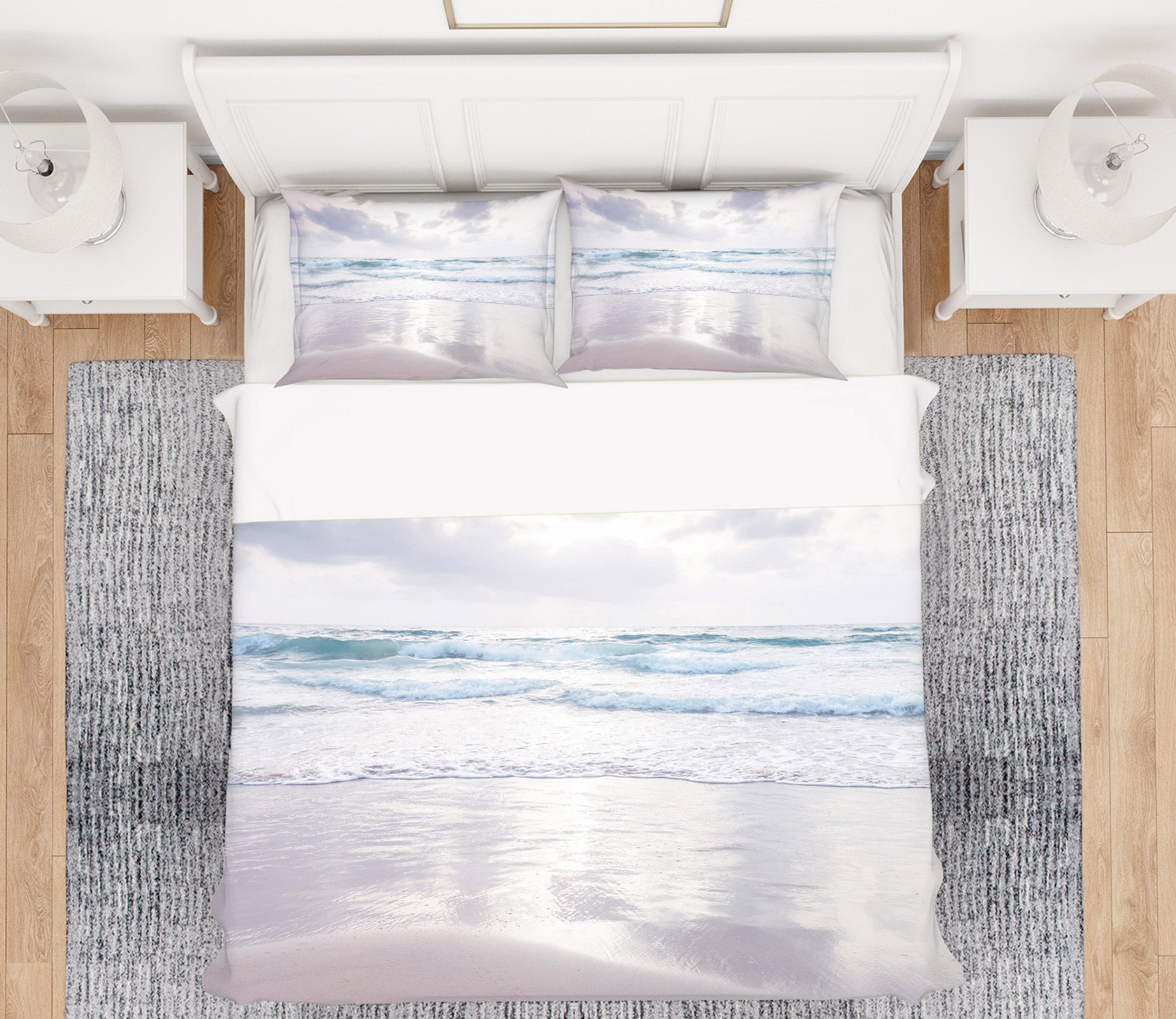 3D Beach Waves 6919 Assaf Frank Bedding Bed Pillowcases Quilt Cover Duvet Cover