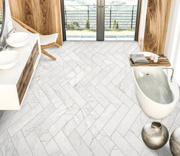 3D Pale White Wood Grain 116 Floor Mural  Wallpaper Murals Rug & Mat Print Epoxy waterproof bath floor