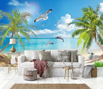 3D Coconut Palm Tree 1449 Wall Murals