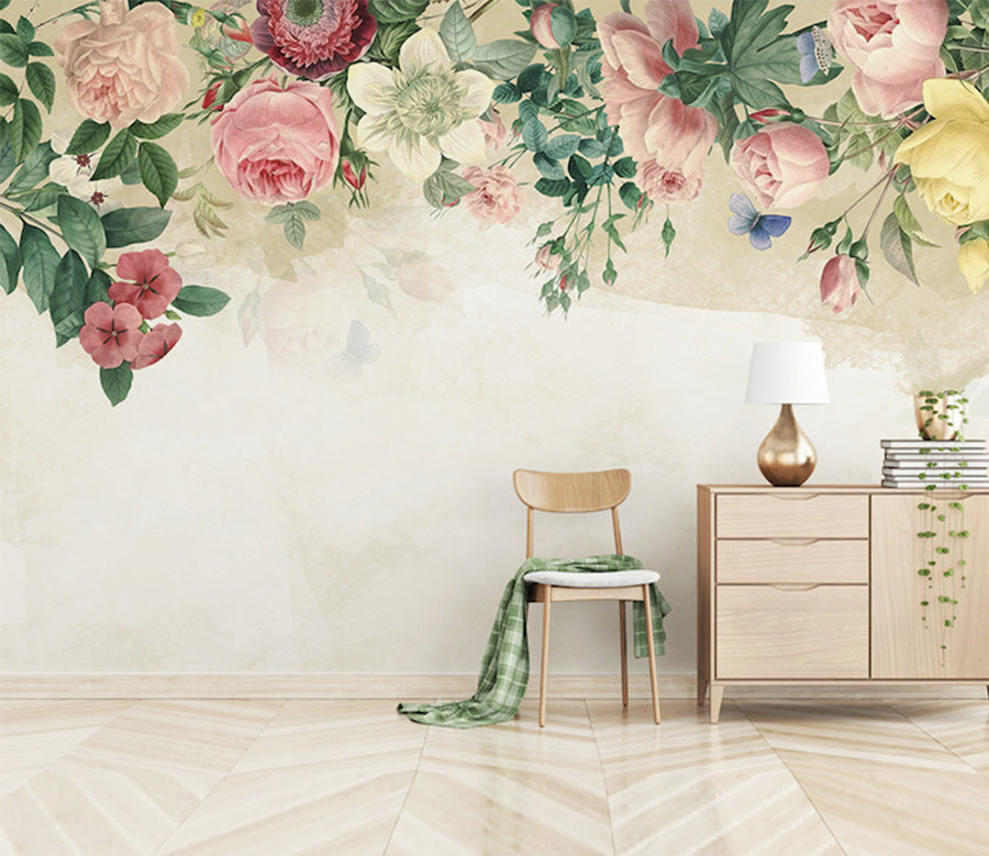 3D Color Rose WG011 Wall Murals