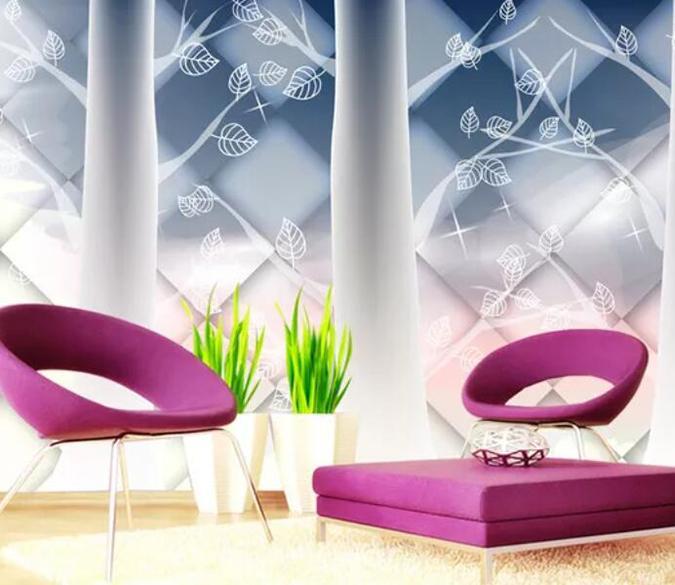 3D Transparent Leaves 884 Wall Murals Wallpaper AJ Wallpaper 2 