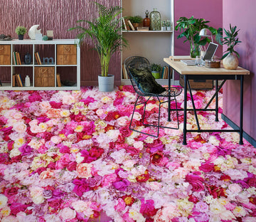 3D Lush And Gorgeous Flowers 358 Floor Mural  Wallpaper Murals Rug & Mat Print Epoxy waterproof bath floor