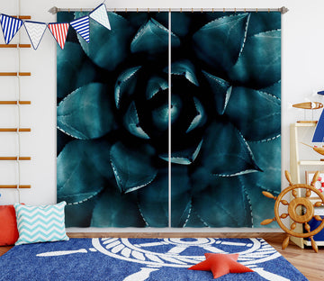 3D Green Flesh 042 Boris Draschoff Curtain Curtains Drapes