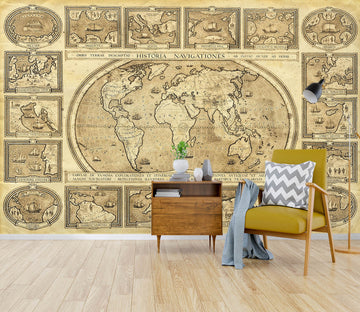3D World Distribution 2026 World Map Wall Murals