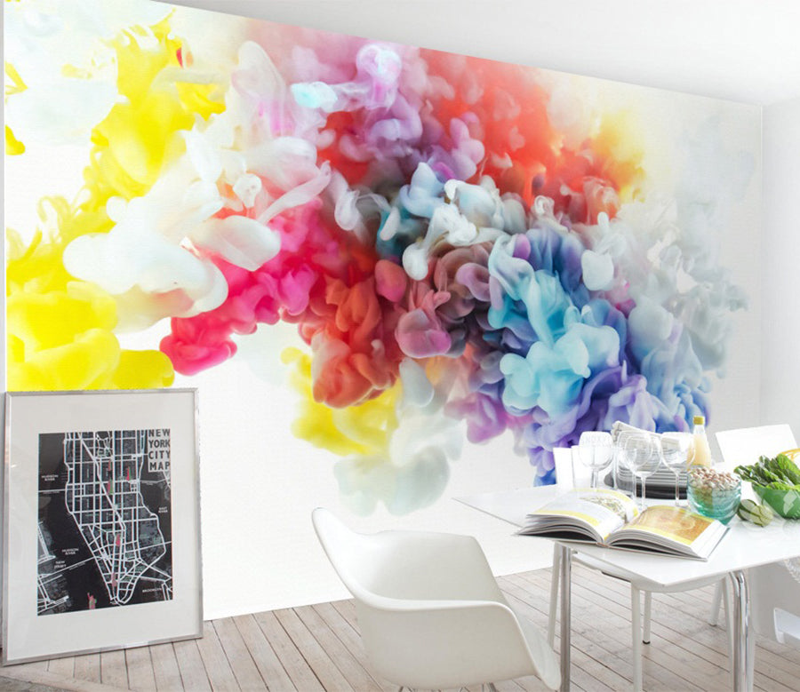 3D Colored Smoke WC368 Wall Murals