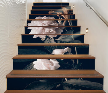 3D Bright And Elegant Flowers 510 Stair Risers
