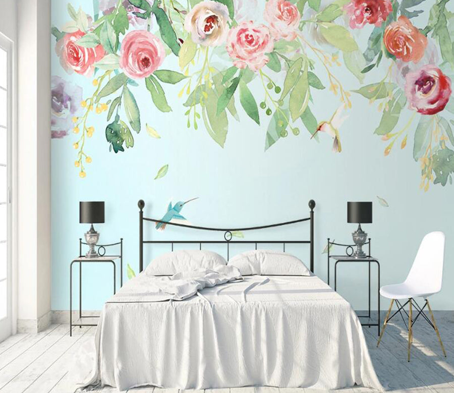 3D Rich Flowers 1114 Wall Murals