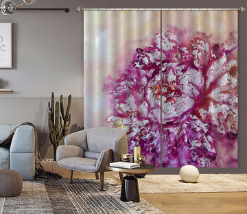 3D Purple Flower 328 Skromova Marina Curtain Curtains Drapes