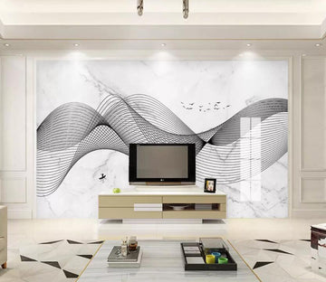 3D Black Wave WC72 Wall Murals Wallpaper AJ Wallpaper 2 