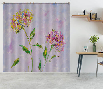 3D Colorful Flower 2354 Skromova Marina Curtain Curtains Drapes